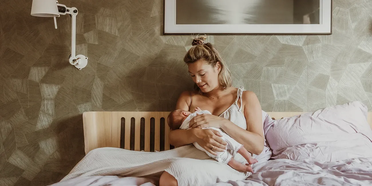 Newbornshoot noord holland voedingsmoment