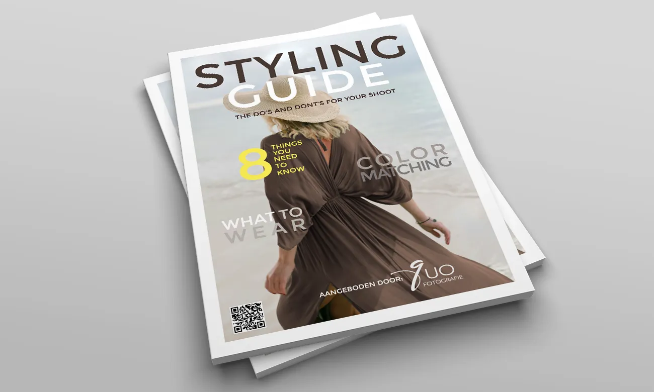 De sfeer van je foto bepaal je voor een groot deel door je kleding die je draagt, daarom een Styling Gids die je hierbij helpt